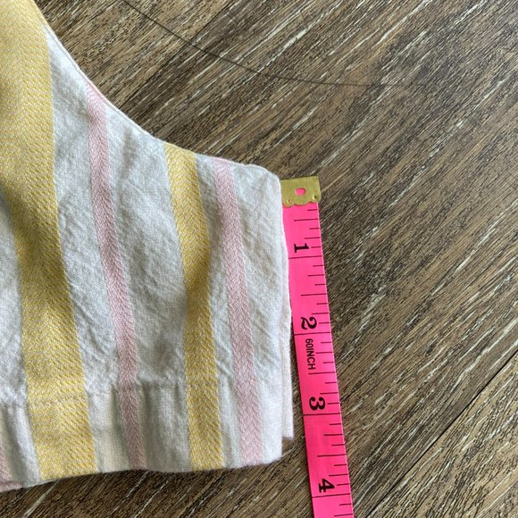 Roxy Handmade Life Shorts in Tapioca Alla Size M Striped Shorts - Picture 9 of 10